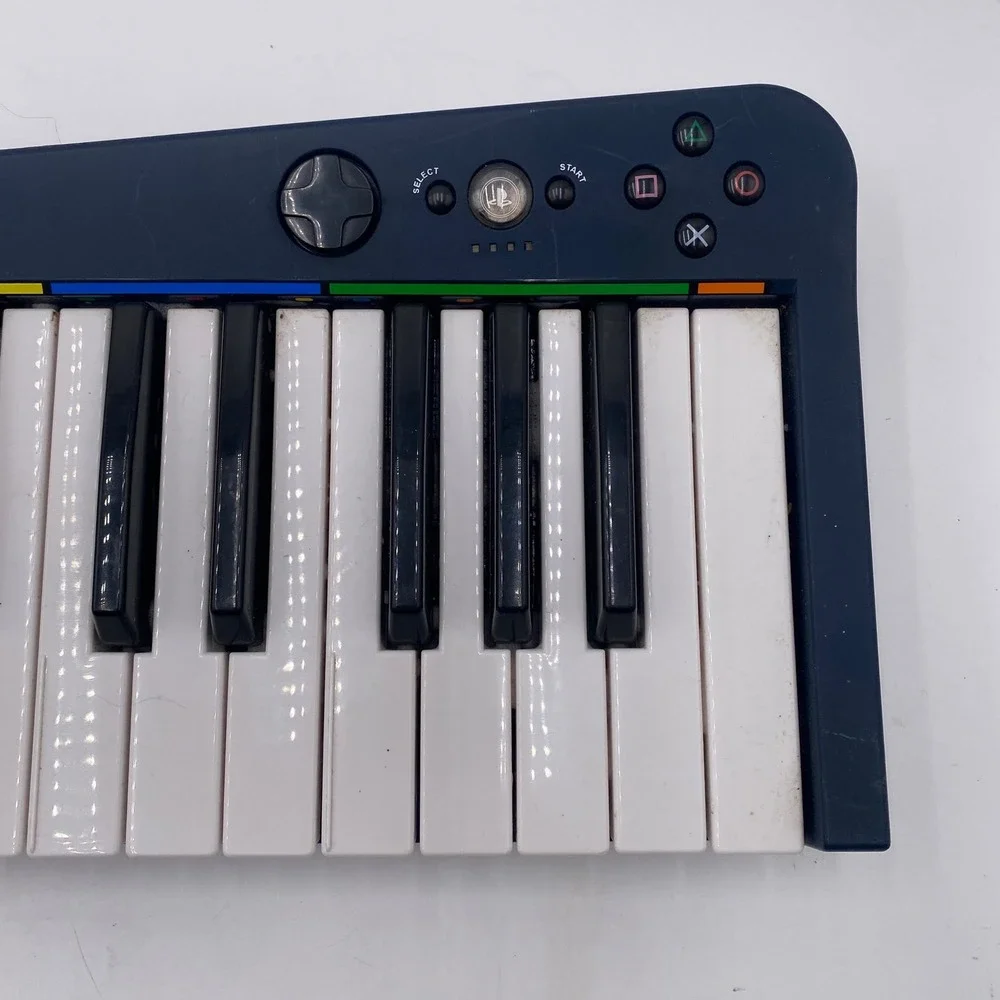 Rock Band 3 Mad Catz Wireless Keyboard ONLY Controller PS3 Blue Harmonix 97161